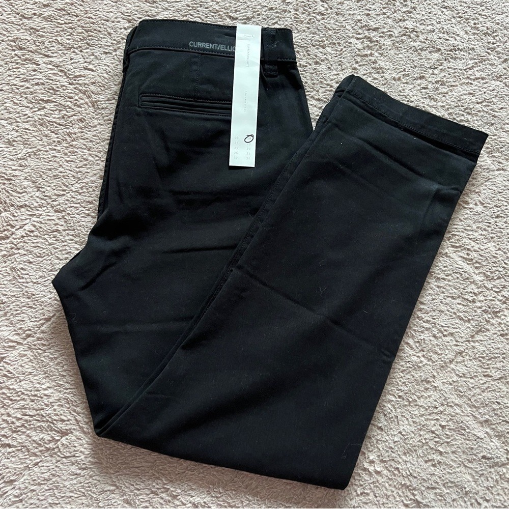 NWT Current Elliot The Confidant High Waist Pants Preppy Minimalist Size 28